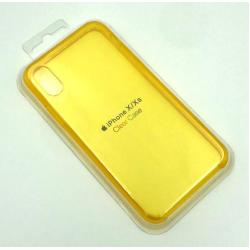 Чехол iPhone X/XS Silicon Case Clear Yellow