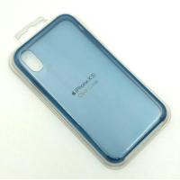 Чехол iPhone XR Silicon Case Clear Blue
