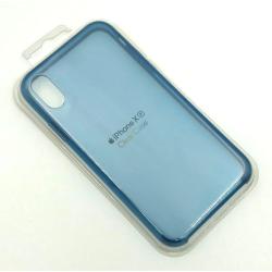 Чехол iPhone XR Silicon Case Clear Blue