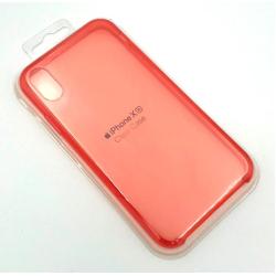 Чехол iPhone XR Silicon Case Clear Red