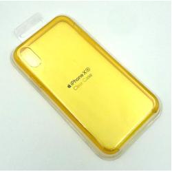 Чехол iPhone XR Silicon Case Clear Yellow