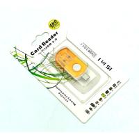 Картридер CR-005 USB + OTG Micro SD Yellow