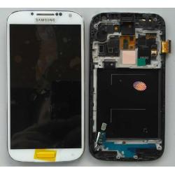 Дисплей + тачскрин + рамка для SAMSUNG i9500 Galaxy S4 White