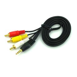 Кабель аудио DC3.5mm-3RCA (джек- 3 тюльпана) 1.2 м