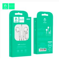 Наушники DENMEN DR09 с разъемом Type C White