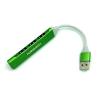HUB USB3.0 DENMEN DU17A 4 USB Plastic USB-A 20cm Green
