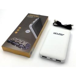 Power Bank ASPOR A322 (9000mAh/2A/2USB) White