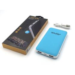 Power Bank ASPOR A322 (9000mAh/2A/2USB) Blue
