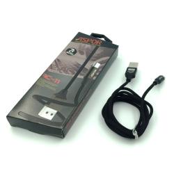 Дата кабель ASPOR AC-11 micro USB 1.2m 2.1A Black