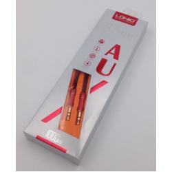 Кабель AUX LDNIO LS-Y01 Red