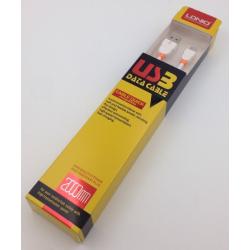 Дата кабель LDNIO LS-02 micro USB 2m White