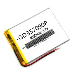 Аккумулятор универсальный  90х70х3.5 мм 3.7V 4000mAh (GD357090P)