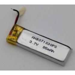 Аккумулятор универсальный  30х10х3.7 мм 3,7V 85mAh
