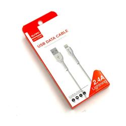Дата кабель Sunpin CC04 Lightning 2.4A White 