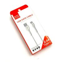 Дата кабель Sunpin CC04 Type C 2.4A White 