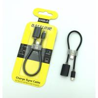 OTG кабель micro USB+Type C Black