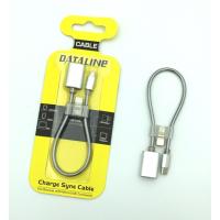OTG кабель micro USB+Type C Silver
