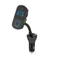 FM модулятор LDNIO C705Q Bluetooth 5.0/Type C PD/Qualcomm 4.0/Auto ID + кабель Micro USB Black