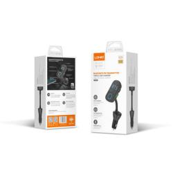 FM модулятор LDNIO C705Q Bluetooth 5.0/Type C PD/Qualcomm 4.0/Auto ID + кабель Micro USB Black