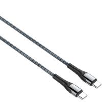 Дата кабель LDNIO LC101 USB-C to USB-C 65W 1m Grey