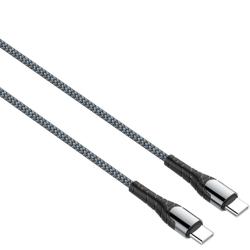 Дата кабель LDNIO LC101 USB-C to USB-C 65W 1m Grey