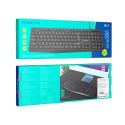 Клавиатура USB BOROFONE BG9 (ukr/en/rus) Black
