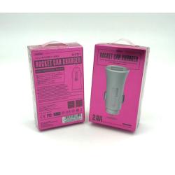 Автомобильное ЗУ REMAX Car Charger RCC-217 White (5V/2.4A/2USB)