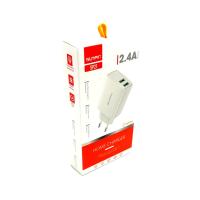 Сетевое ЗУ Sunpin SP21/AU21 (5V/2.4A/2USB) + кабель Lightning White 