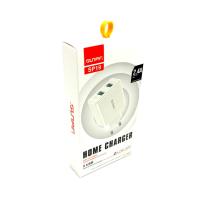 Сетевое ЗУ Sunpin SP19 (5V/2.4A/1USB) + кабель TYPE C White 