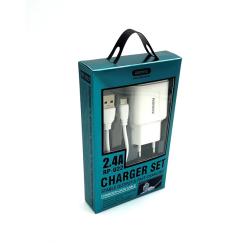 Сетевое ЗУ REMAX RP-U22 PRO (5V/2.4A/2USB) + Micro USB
