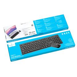 Беспроводная клавиатура + мышь USB HOCO GM17 (ukr/en/rus) Black