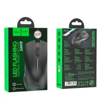 Компьютерная проводная мышь HOCO Enjoy gaming luminous wired mouse GM19 Black