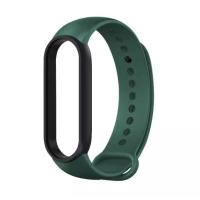 Браслет для смарт часов Mi Band 5 Dark Green_Black