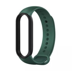 Браслет для смарт часов Mi Band 5 Dark Green_Black