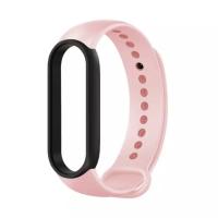 Браслет для смарт часов Mi Band 5 Light Pink_Black