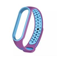 Браслет Nike  для смарт часов Mi Band 5 Violet_Blue