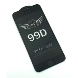 Защитное стекло 99D iPhone 7/8 Black (тех. упаковка)