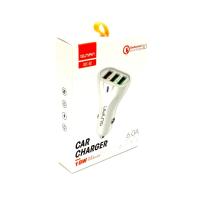 Автомобильное ЗУ SUNPIN SCC-02 Auto-ID (6.0A/3USB/18W) + кабель Micro USB White