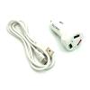 Автомобильное ЗУ SUNPIN CS-04 (5V/3A/3USB) Qualcomm 3.0 + кабель Type-C White