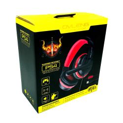 Наушники OVLENG GT91 USB headphone Black-Red
