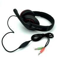 Наушники OVLENG X10 (2*3.5mm) Black-Red