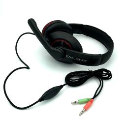 Наушники OVLENG X10 (2*3.5mm) Black-Red