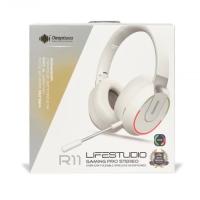 Наушники Bluetooth DEEPBASS R11 Beige White