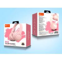 Наушники Bluetooth DEEPBASS R12 Pink