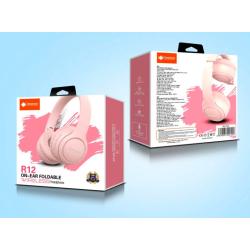 Наушники Bluetooth DEEPBASS R12 Pink