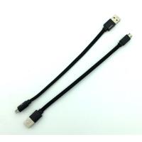 Дата кабель M-016 плетенный плоский Original Micro USB 0.3m Black (тех. упаковка)