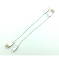 Дата кабель I-016 плетенный плоский Original Lighting 0.3m White (тех. упаковка)