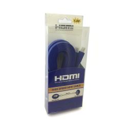 HDMI кабель V1.4 Flat 5м Blue