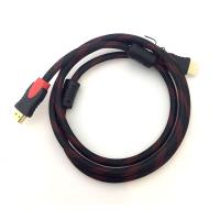 HDMI кабель V1.4 Nylon 1.5м Black/Red