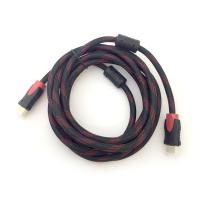 HDMI кабель V1.4 Nylon 3м Black/Red
